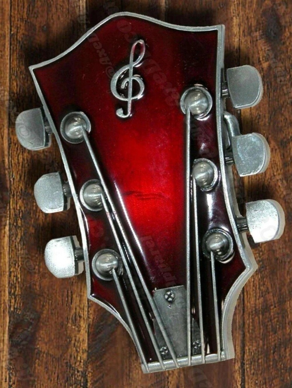 Guitar Headstock Musicians belt buckle See All Colors Available